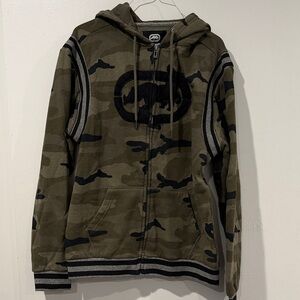 Men’s  Ecko Camouflage Zip-Up Hoodie